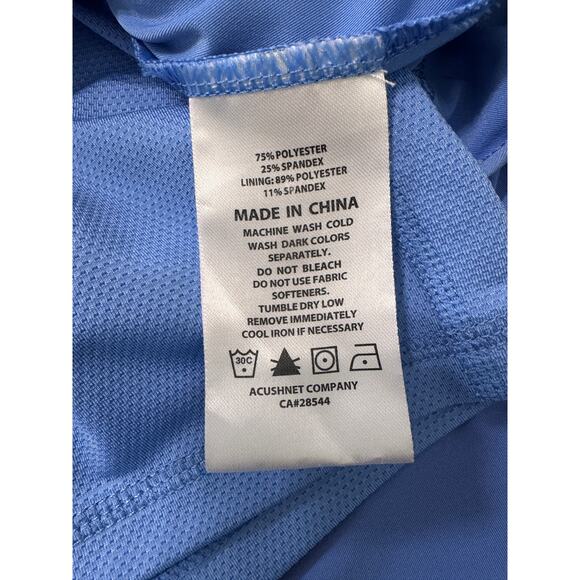 FootJoy Blue Performance Golf Skort Layered Active Skirt Size L - Picture 7 of 11